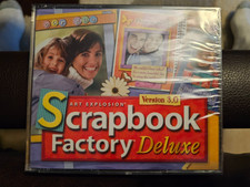 Art Explosion SCRAPBOOK FACTORY Deluxe, Version 3.0, Software-Brand New SEALED
