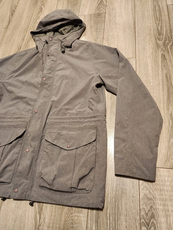 $399 Barbour Mens Mull Rain Lightweight Jacket Size Medium Waterproof - Image 3 of 4