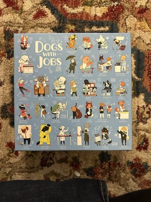 Dogs with Jobs 500 Piece Galison  Jigsaw Puzzle by Eloise Narrigan