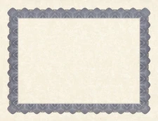 20 Blank Sheets Certificate Award Paper, 8 1/2" x 11", FREE SHIPPING