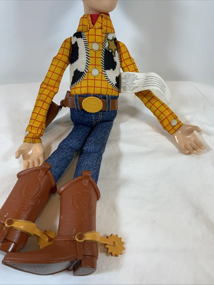 Disney Pixar Thinkway Toy Story Sheriff Woody Tirar-String Hablando Funciona Muy bien Foto 3 de 4