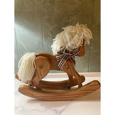 Wooden Rocking Horse display size