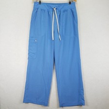 FIGS Isabel Scrub Pants Womens XL Light Blue Straight Leg Cargo Nurse 1001567R