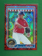 2025 Panini USA Baseball Stars & Stripes Red Fireworks #175 Gio Rojas /225