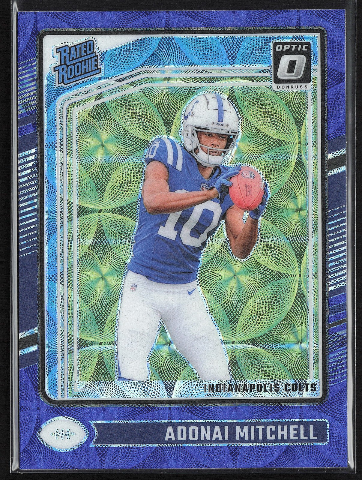 2024 Donruss Optic #203 Adonai Mitchell Blue Scope