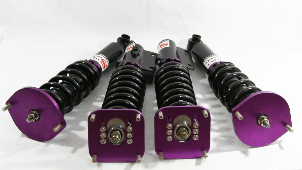 Coilover Suspension lowe kits PURPLE fit 86-91 Mazda RX-7 FC3S RS Type  - Imagem 3 de 4