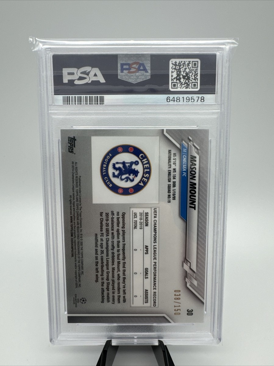 その他 Topps UCL chrome Mason Mount RC /150 2019-20 Topps Chrome UCL Mason Mount Rookie RC Blue /150 | eBay