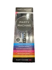 Party Machine Singing Machine Wireless Microphone LED Lights Bluetooth Speaker