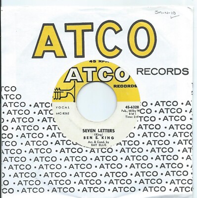 Ben E King:Seven letters/River of tears:US Atco:1965