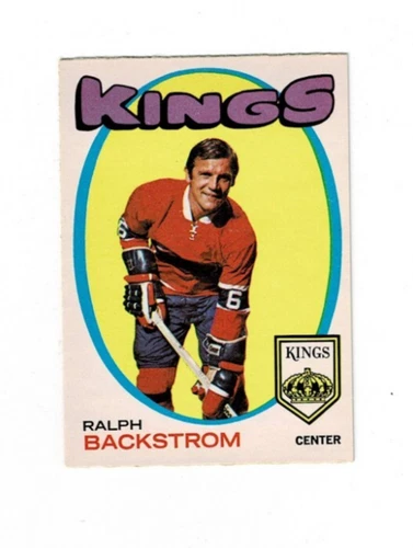 1971-72 O-Pee-Chee  # 108  Ralph Backstrom  Los Angeles Kings  QQ