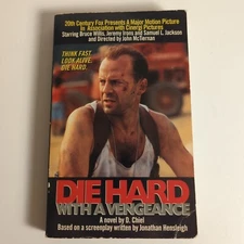 1995 Die Hard With A Vengeance Bruce Willis Novel D. Chiel Paperback Book
