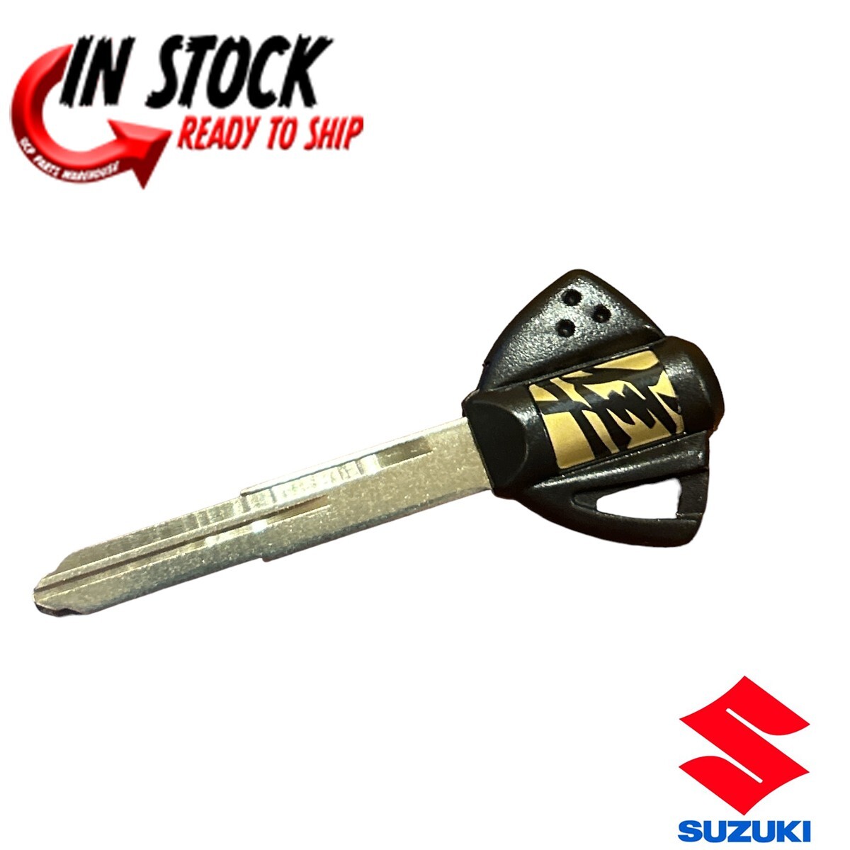 SUZUKI IGNITION KEY BLANK 2022-2026 HAYABUSA GSX1300R OEM LOGO
