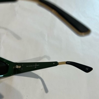 ADAM SELMAN X LE SPECS THE EDGE IN ARMY GREEN/GOLD | eBay display picture 2