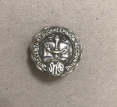 Vintage 20th Century Bookkeeping & Accounting Award Pin EUC | eBay