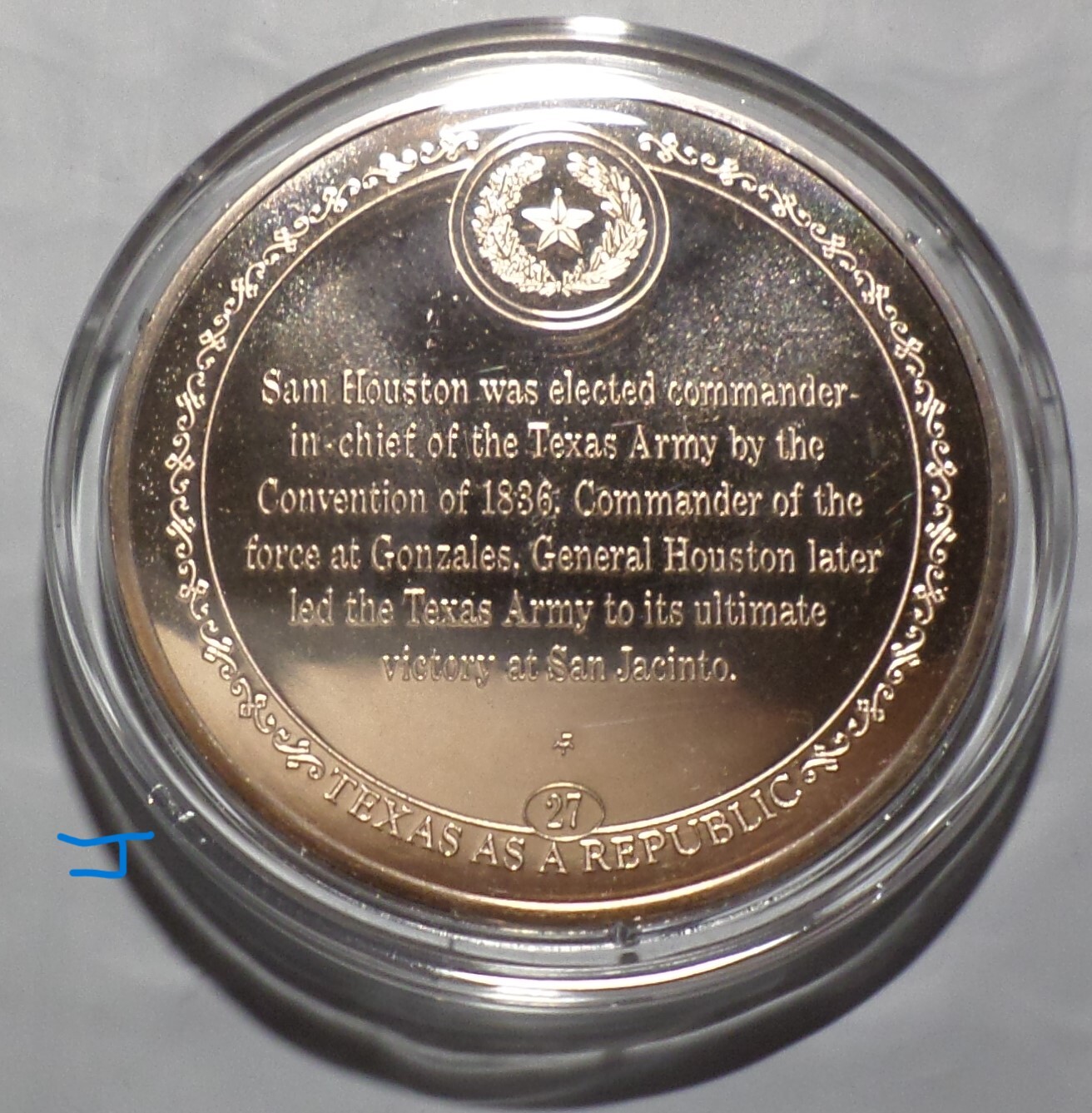 Sam Houston Texas Army Commander-In-Chief Vintage 1969 Bronze Medal | eBay