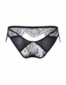 Agent Provocateur DEANNA Brief L/4 NWT Black Orig. $165 RARE! [D5]