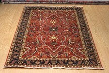 _HAND-MADE- FINE-QUALTY_6'X9' wool *RUG** Made out of Natural Wool Natural Dyes