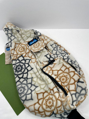 KAVU Polar Rope Sling Crossbody Snow Garden Fleece Polyester Backpack Bag