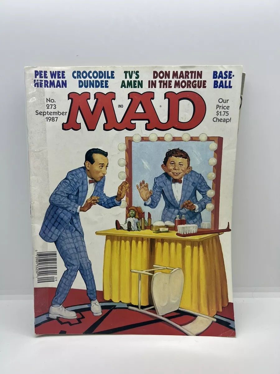 Vintage Mad Magazine No.237 September 1987 Pee Wee Herman | eBay