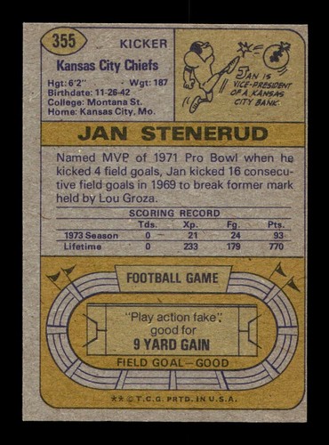 1974 Topps Football 301-528 EX/EX-MT Pick From List All PICTURED ss1 - Picture 65 of 279