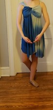 Curtain Call Blue Contemporary Costume Size Adult Medium