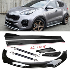 Front Bumper Lip Spoiler Splitter Body Kitside Skirt For Kia Sportage Front Bumper Lip Spoiler Splitter Body Kitside Skirt For Kia Sportage