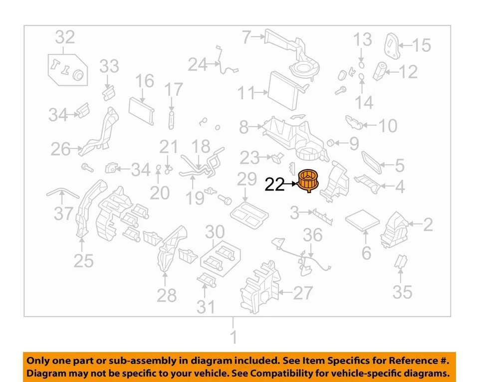 二手暖通空调鼓风机电机 适合:2011 年马自达 6 A 级 — 第 3/4 张图片