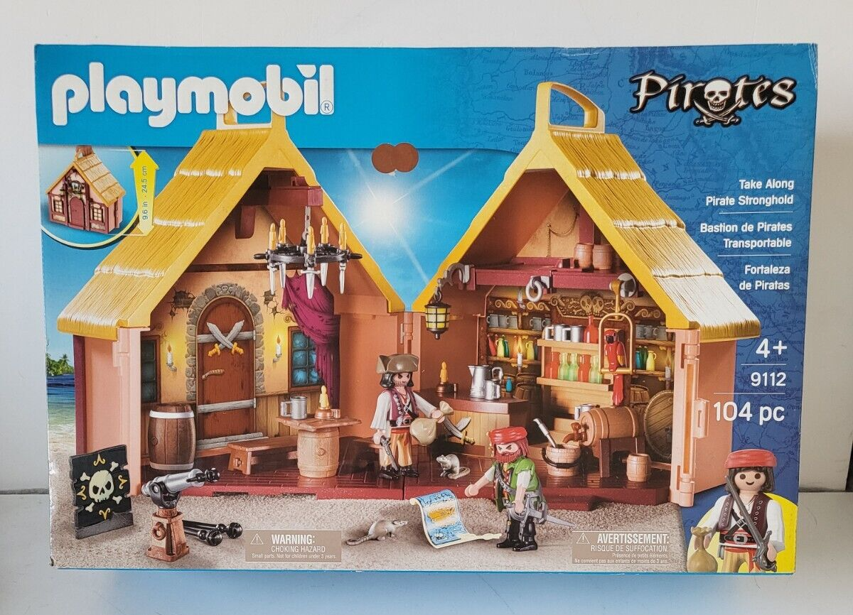 PLAYMOBIL Bastione pirata trasportabile ref 9112 da 4 anni