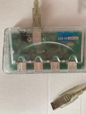 D-LINK DSB-H4, 4-Port USB Hub with Cord