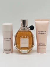 FLOWERBOMB Viktor & Rolf women perfume EDP 3.4 oz 3.3 NEW With 2 FREE GIFTS