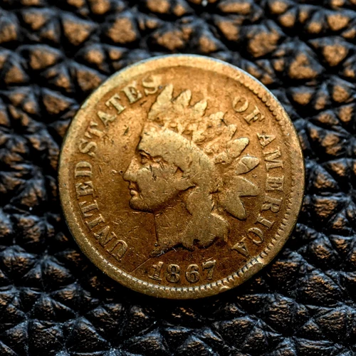 (ITM-6804) 1867 Indian Cent ~ Good Condition ~ COMBINED SHIPPING!