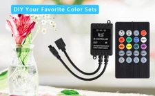 20-Button Sound Sense Music Remote IR Controller for DC 12V RGB LED Strip Lights