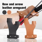 Archery Finger Guard Leather Left Hand Protector Gear Recurve Bow Hunting