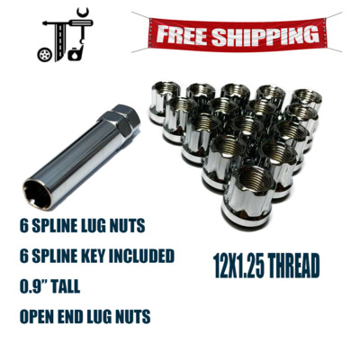 NNR 12x1.25 Open End Lugs - Green