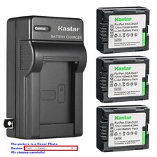 Kastar Battery Wall Charger for Panasonic CGR-DU07 CGA-DU07  PV-GS300 PV-GS320