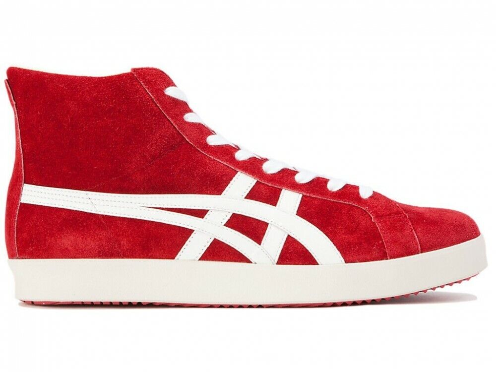 Asics Onitsuka Tiger FABRE HI NM 1183B440 CLASSIC RED/WHITE With shoes bag