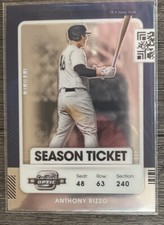 2021 Panini Contenders Optic Baseball Season Ticket #53 Anthony Rizzo (5)