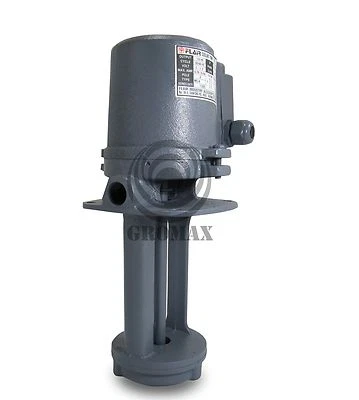 GROMAX 1/8HP Coolant Pump 3PH 12" Long 6" Base General Purpose 220V/440V GTM.PUMP.3PH