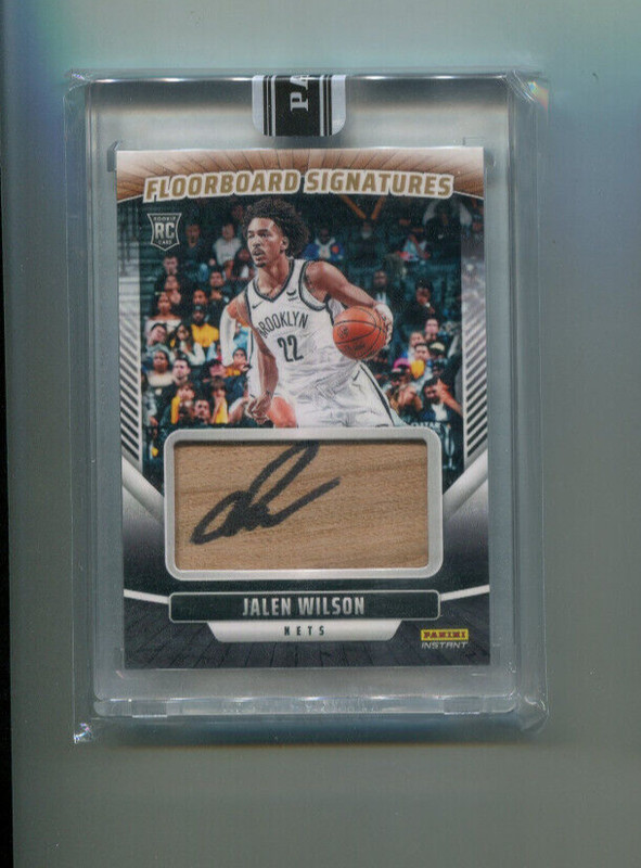 2024 Panini Instant Floorboard Signatures Black Jalen Wilson Rookie Auto 1/1
