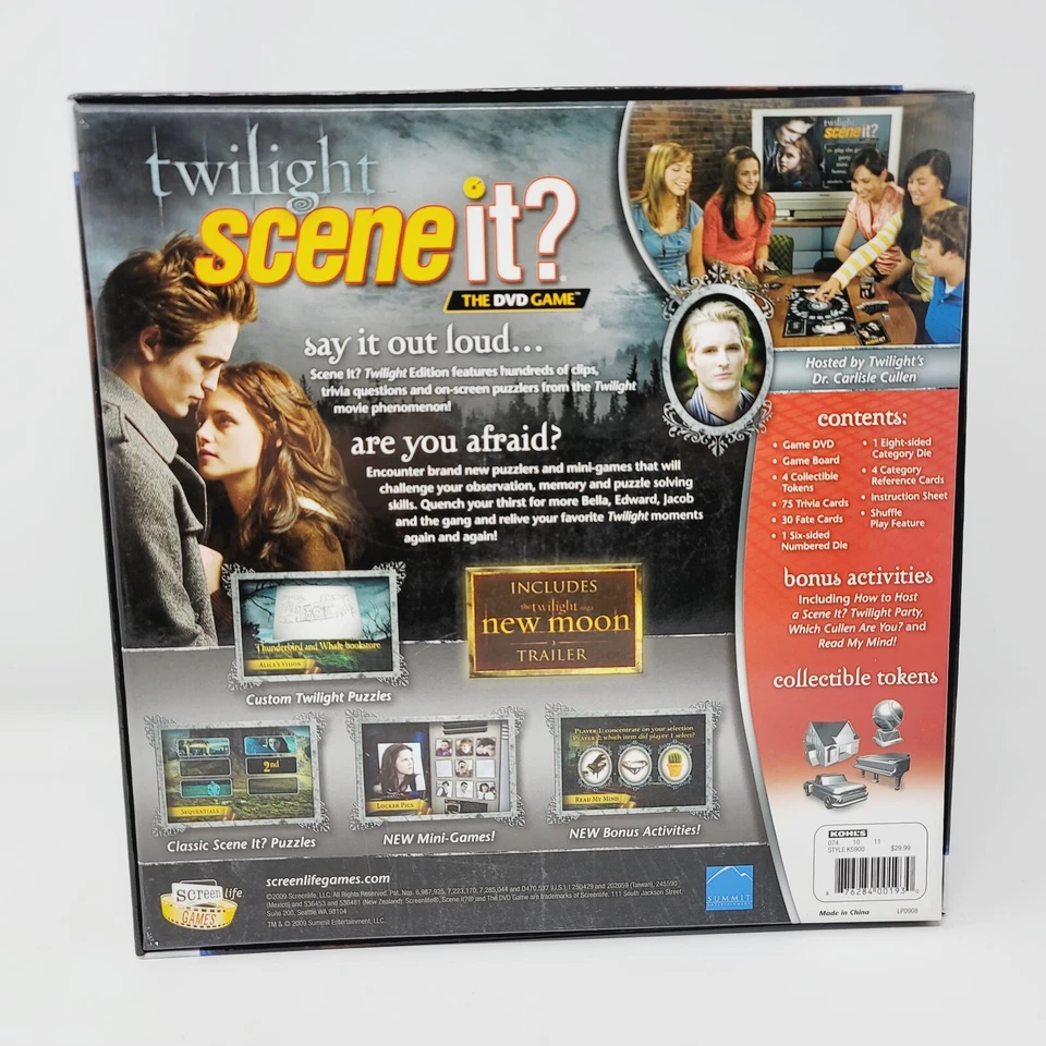 The Twilight Saga Scene it? DVD Game Includes Clips Images from Movies Complete - Image 4 of 4