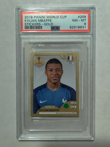 Kylian Mbapp 2018 Panini Kylian Mbapp #209 Gold
