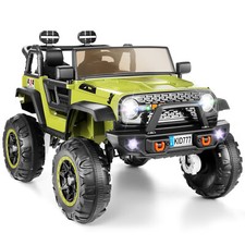 2 Seater Ride On Car for Kids 24V 400W Electric Vehicle Jeeps Truck with Remote