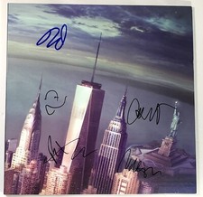 Foo Fighters signed Album Sonic Highways David Grohl Taylor Hawkins beckett loa
