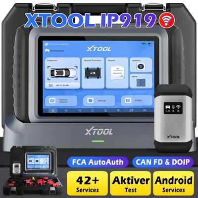XTOOL IP919 OBD2-Scanner Bidirektionales Scan-Tool Topologiekarten ECU-Codierung