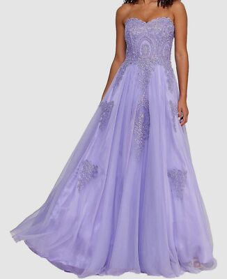 Say Yes Women's Purple Lace Embellished Evening Dress Junior's Size 5/6 | eBay Say Yes Women's Purple Lace Embellished Evening Dress Junior's Size 5/6 | eBay