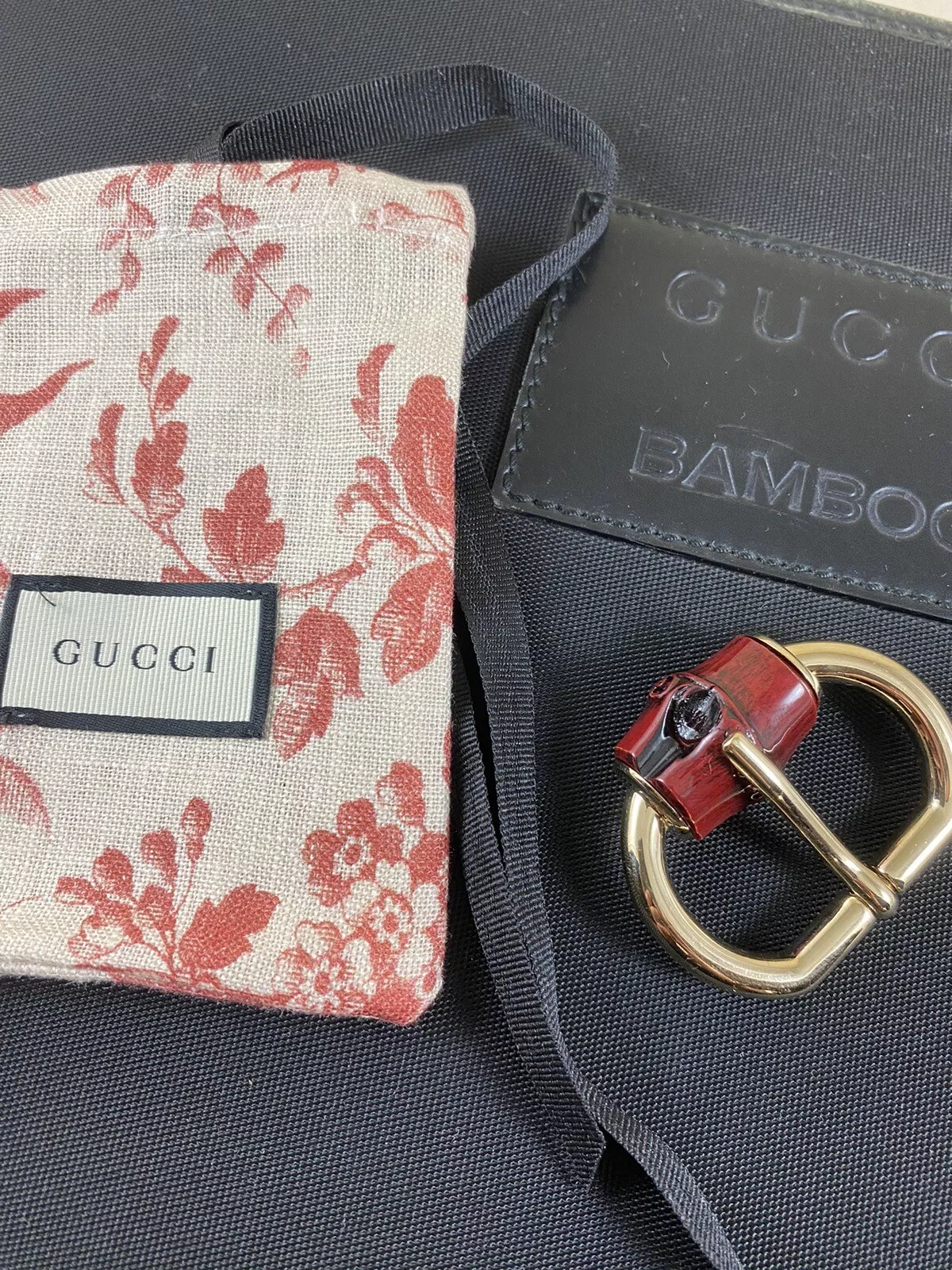 Boucle en bambou femme Gucci pour ceinture artisanale fabriquée en Italie top état !!!