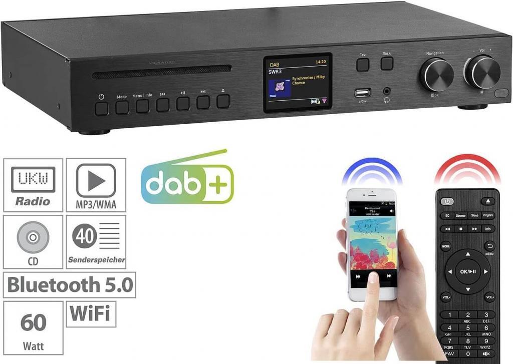 Thumbnail - Vr-radio Irs-715 Digitaler Wlan-hifi-tuner Mit Internetradio, Dab+,