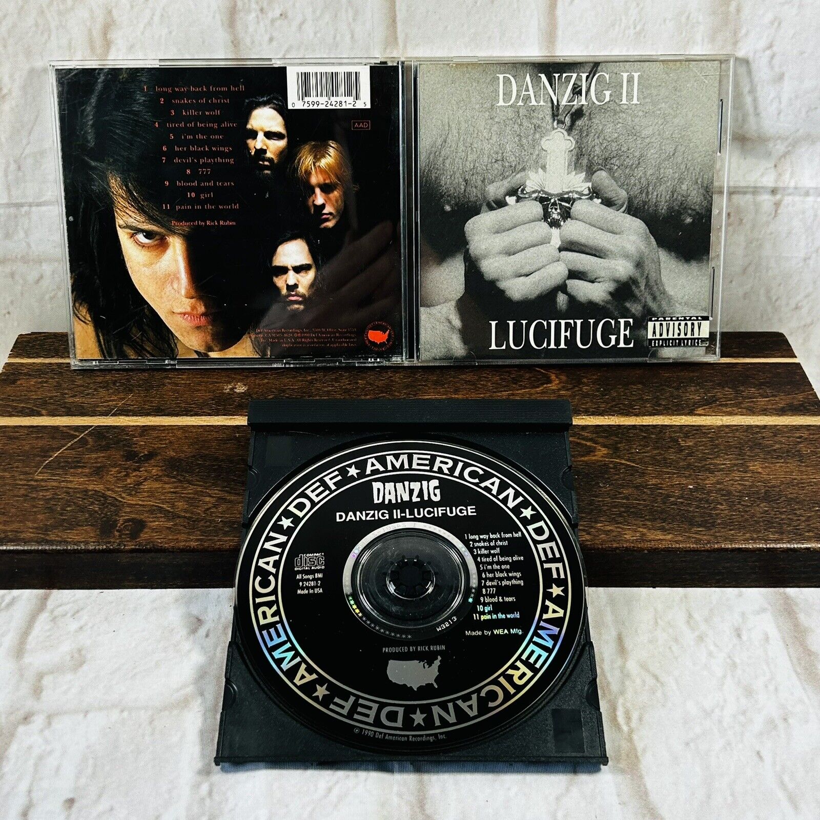 Danzig Danzig 2 Lucifuge 1990 Def American CD