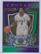 CAM REDDISH 2019-20 PANINI PRIZM DRAFT PICKS GREEN PURPLE CRUSADE RC #d 189/199