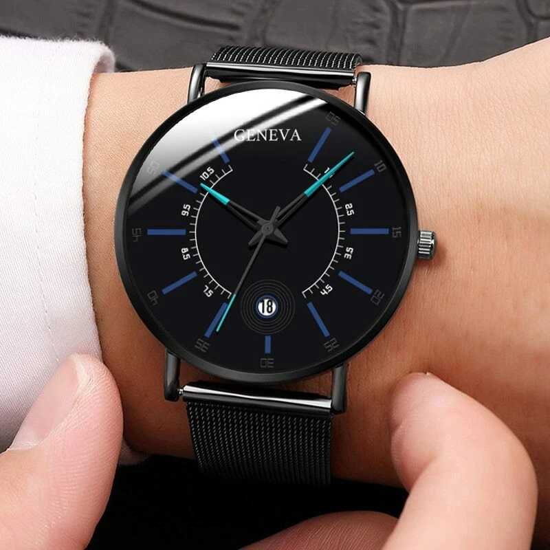 Thin best sale mens watch